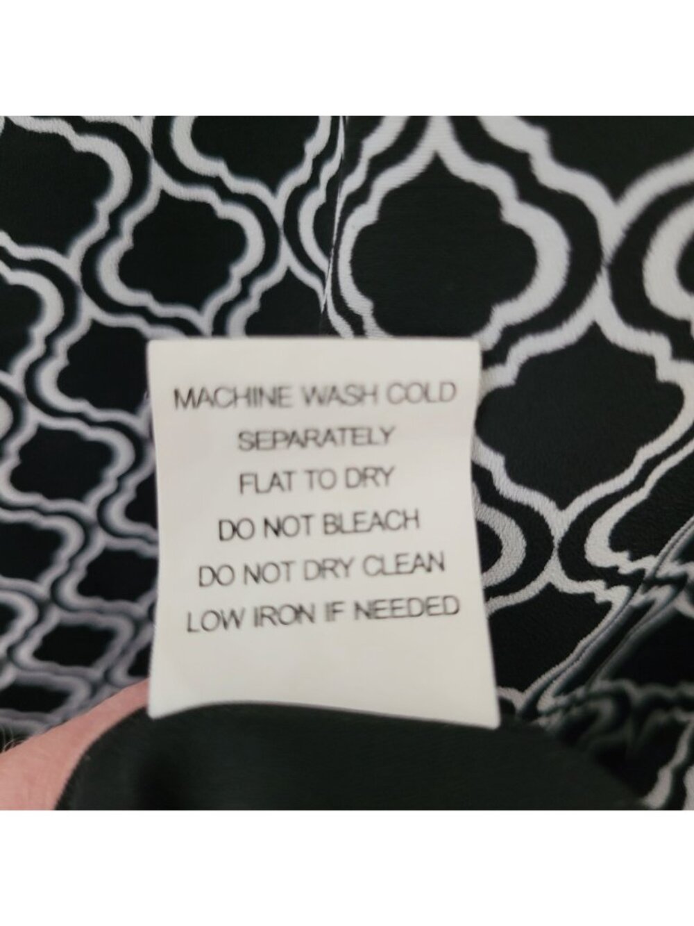 Gievergate Geometric Print Racerback Cami Womens Size S/M Black White Y2K - Picture 9 of 9
